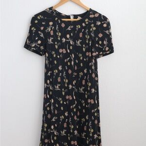 Liz Claiborne Black Floral Dress